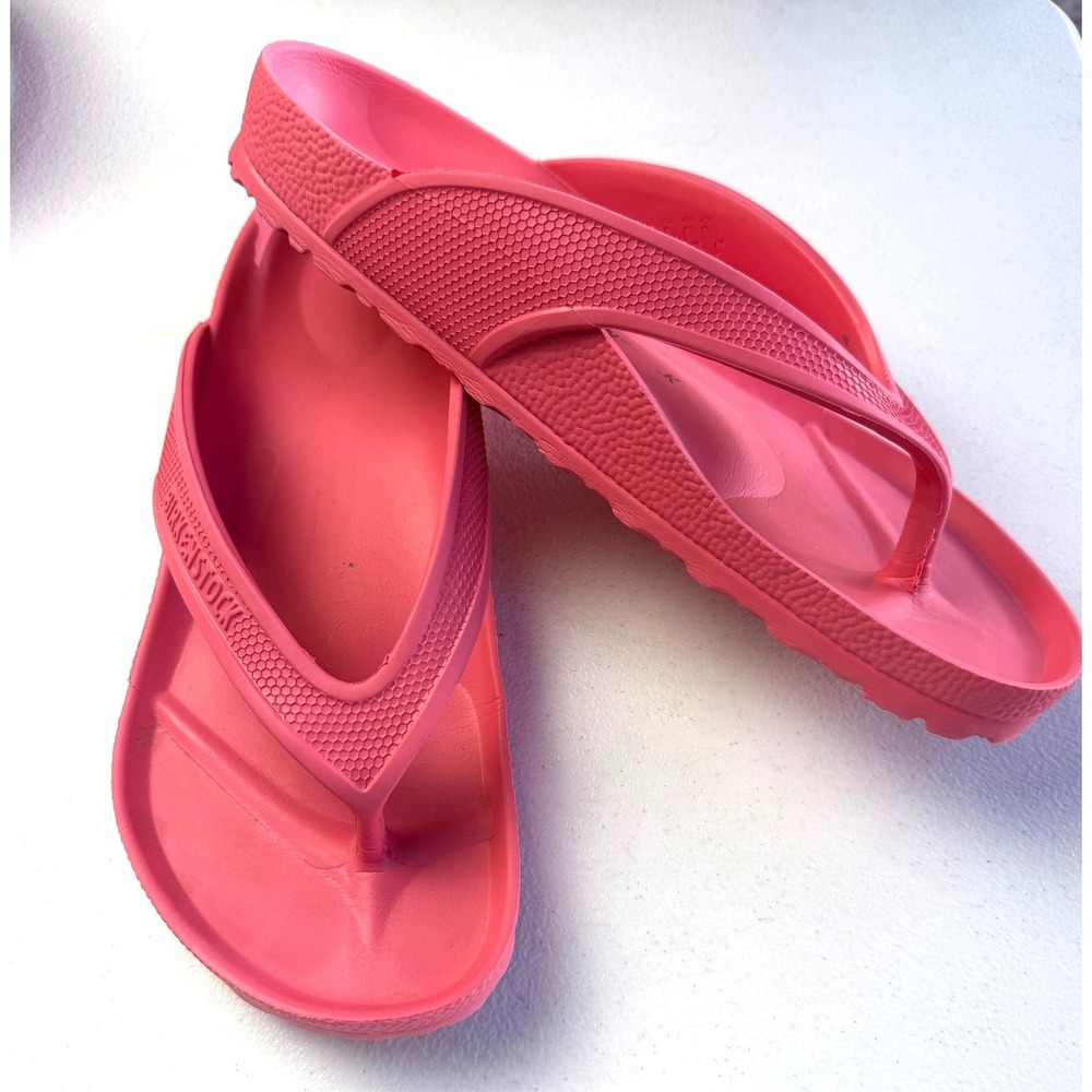 Birkenstock Honolulu EVA Sandals 41 Pink Waterproof Thong Flip Flop Watermelon - Picture 3 of 12